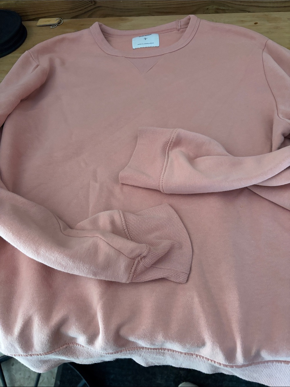 Old Navy Men's Crewneck Sweater in Salmon